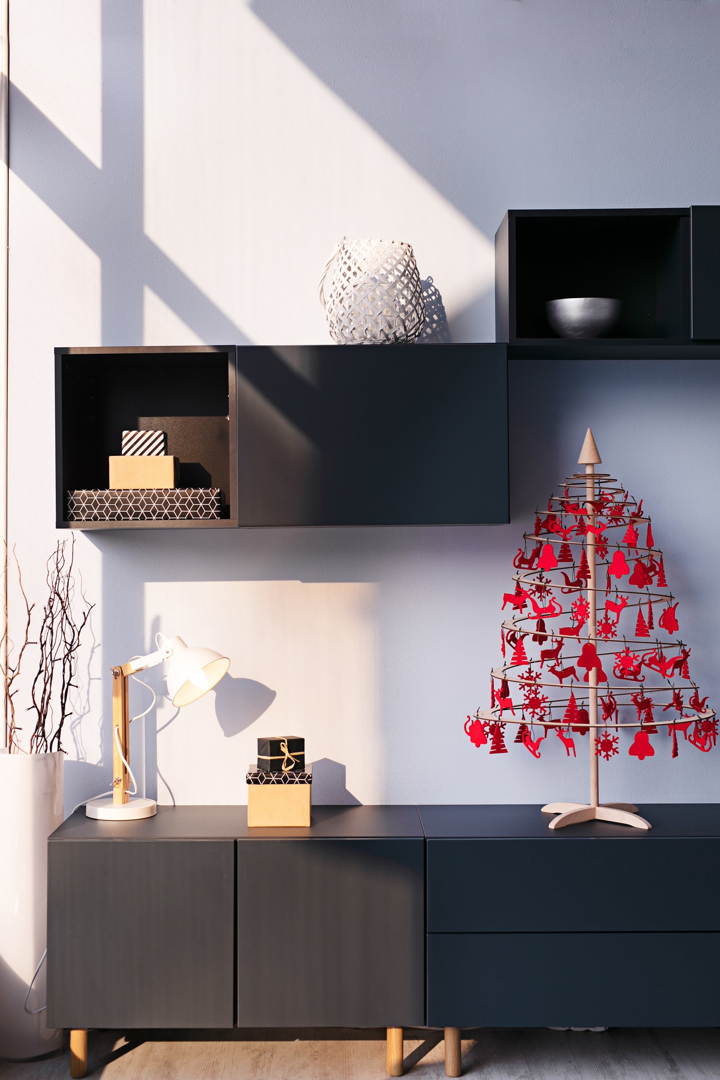 Small felt decoration set - Santa's Light Shop