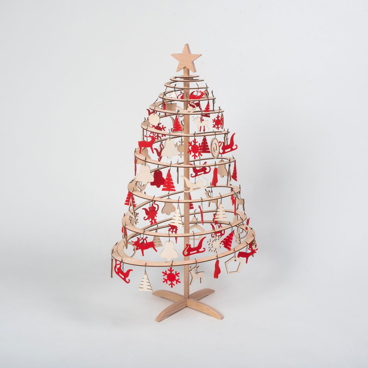 Small oval mix decoration set - Santa's Light Shop