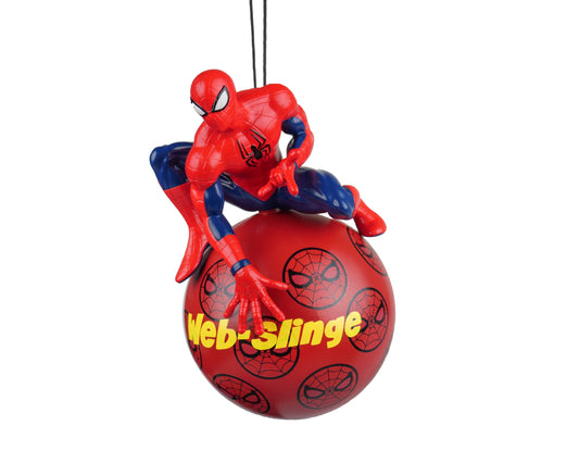 13 cm 3D Spiderman joulupallokoriste