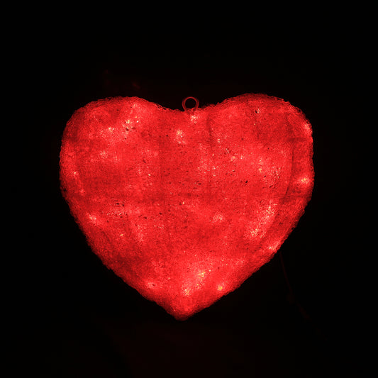 3D LED-sydän - jouluvalokuvio