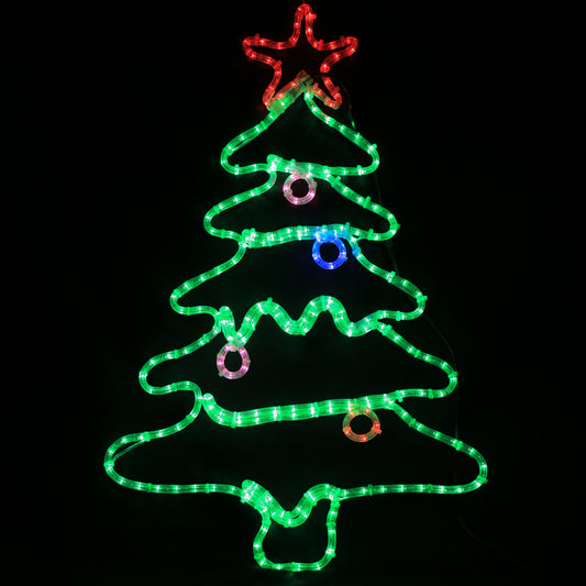 Jouluvalo - LED-joulukuusi - 57x90cm