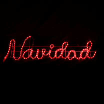 Feliz Navidad LED-kyltti - 44x183cm