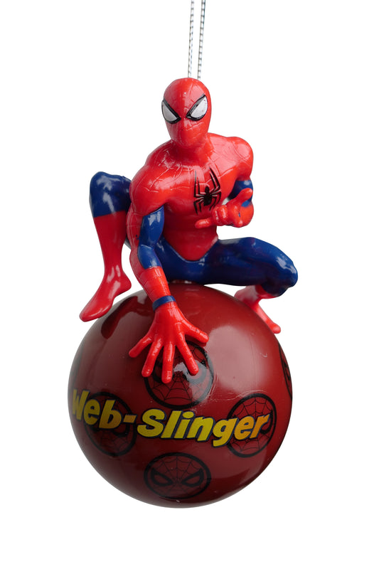 13 cm 3D Spiderman joulupallokoriste