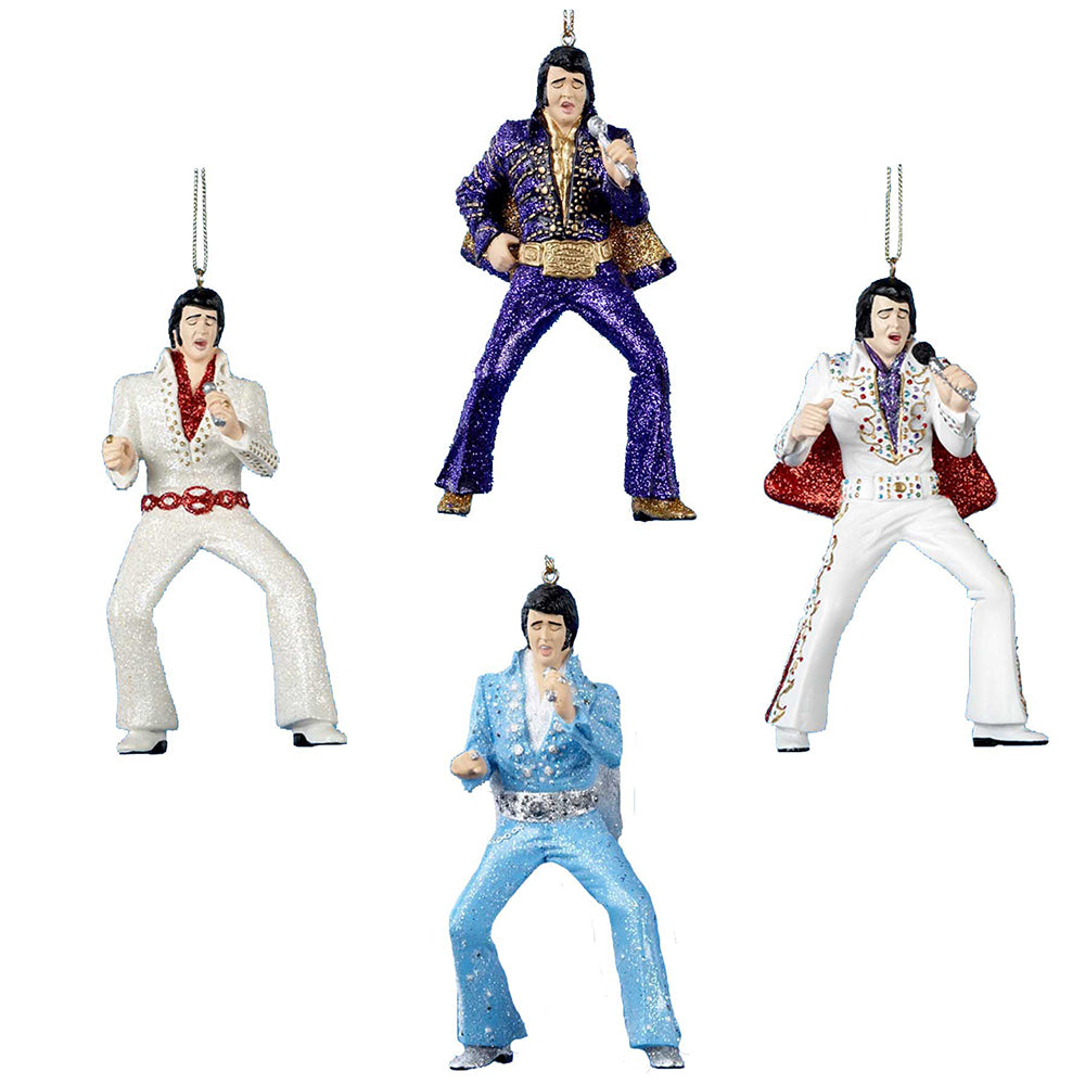 11,5 cm Elvis Christmas Ornament Surprise - 1 kpl